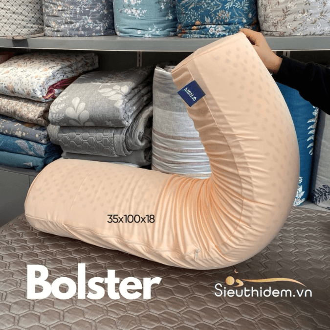 Gối ôm cao su Liên Á Bolster (28 x 70)