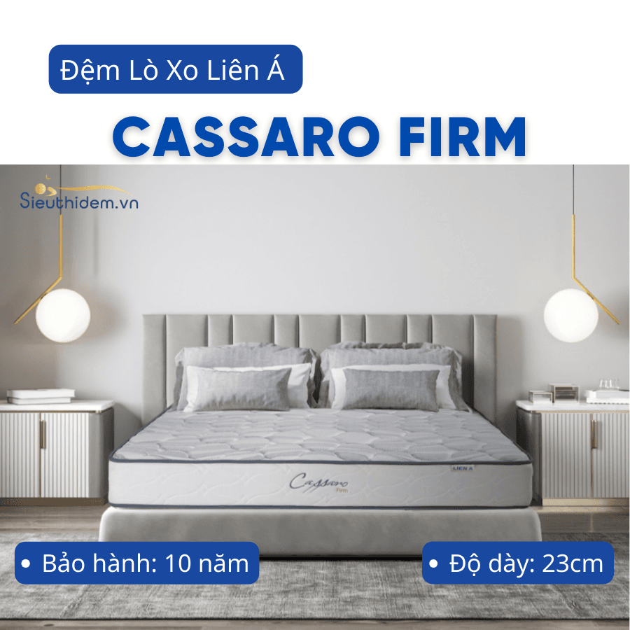 ĐỆM LÒ XO LIÊN Á CASSARO FIRM