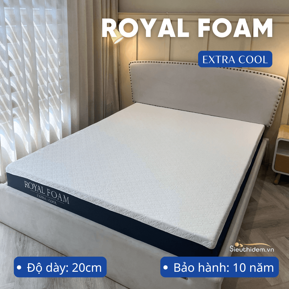 Đệm đa tầng memory foam Royal Foam Extra Cool (140 x 200)-0