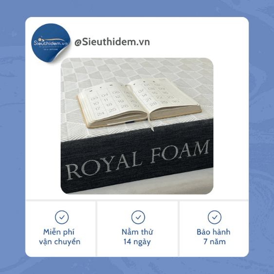 Đệm foam đa tầng Royal Foam Massage 15 cm (160 x 200)-5