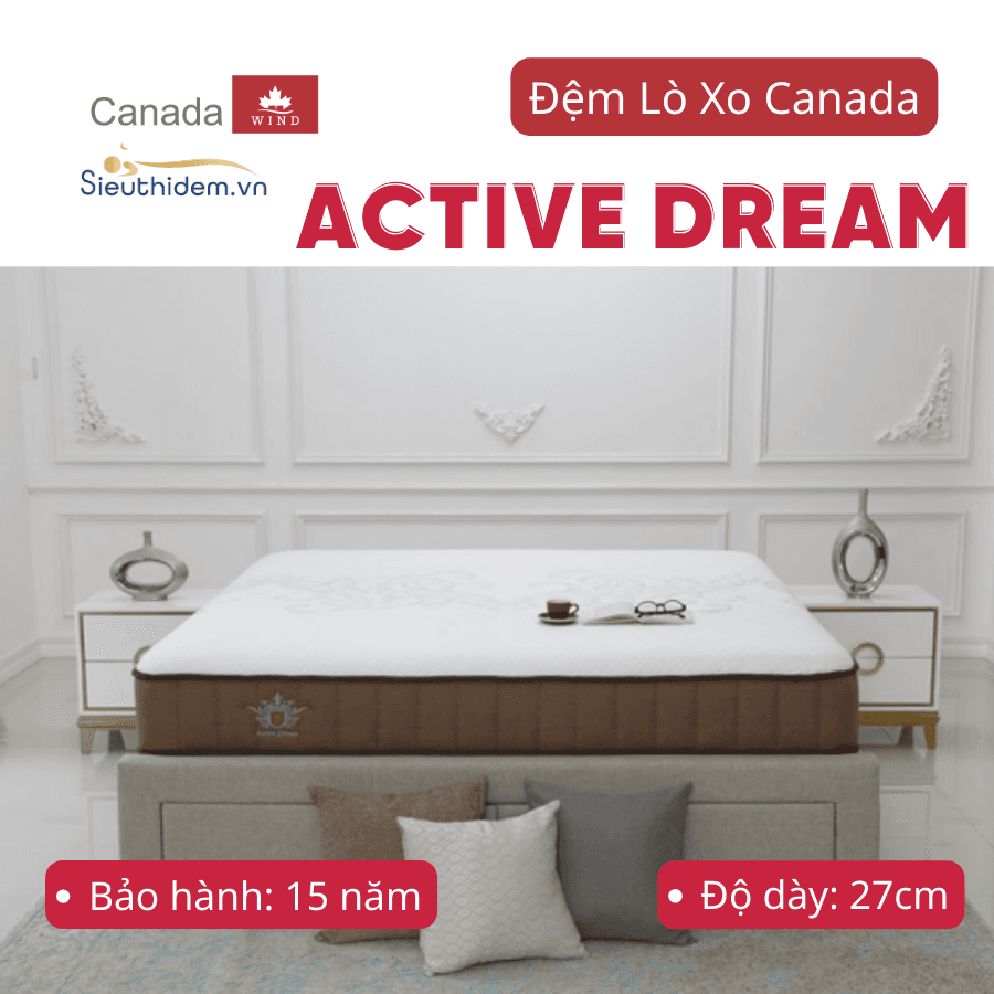 Đệm lò xo Canada Active Dream