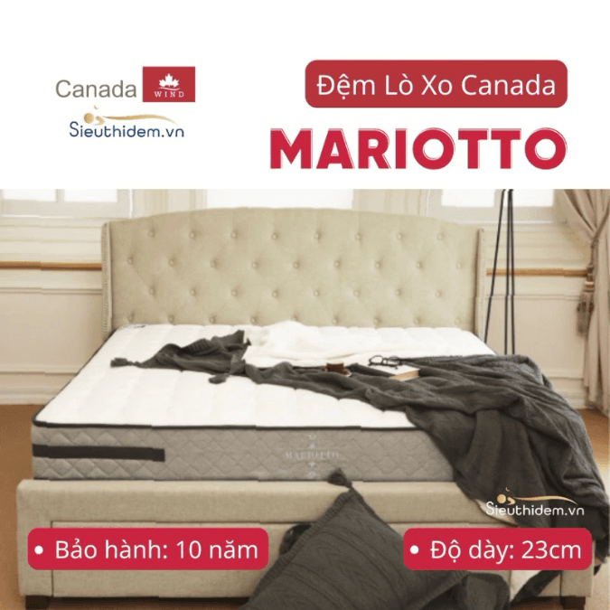 Đệm lò xo Canada Mariotto