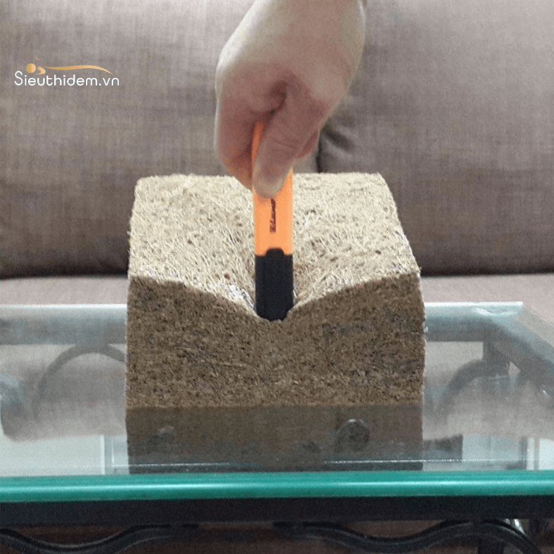 Đệm xơ dừa thiên nhiên Tozino 14 cm (160 x 200)-4