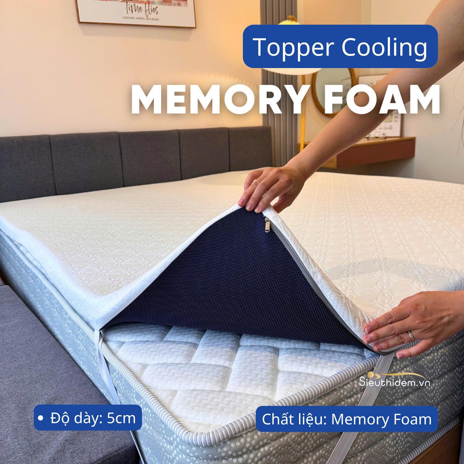 Topper Memory Foam Cooling Extra
