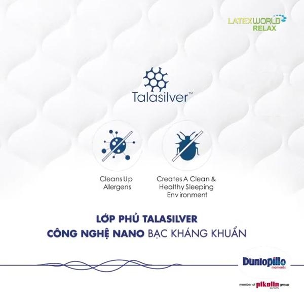 Đệm cao su Dunlopillo Latex World Pure-6