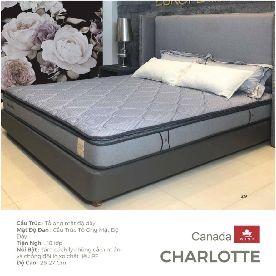 Đệm lò xo Canada Charlotte-3
