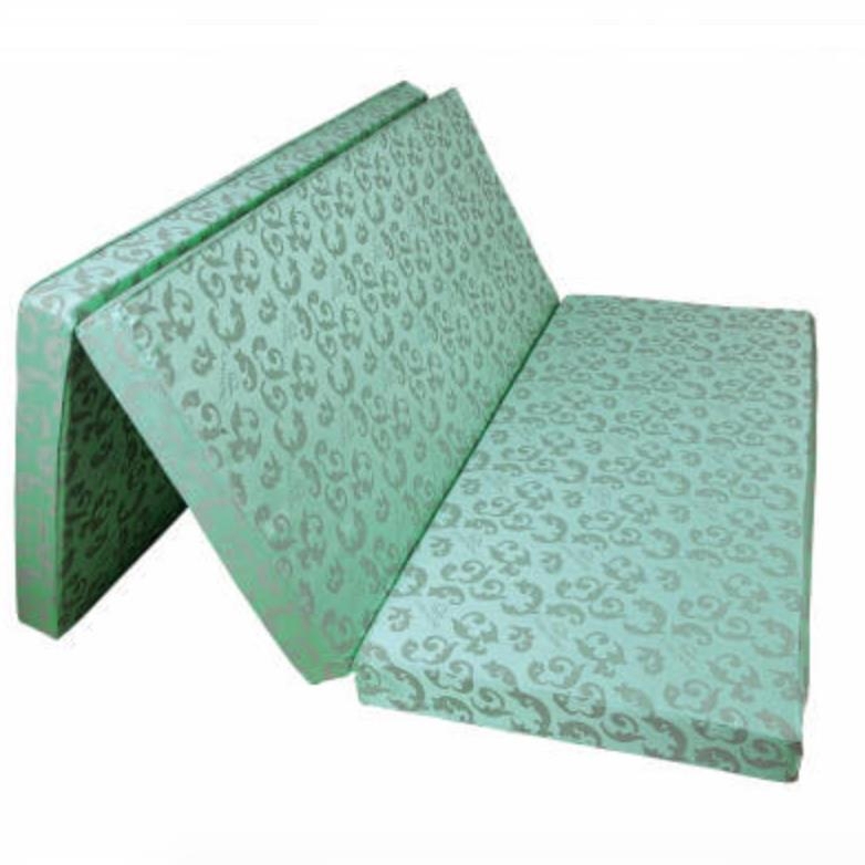 Đệm bông ép tinh khiết vỏ gấm Sông Hồng-0