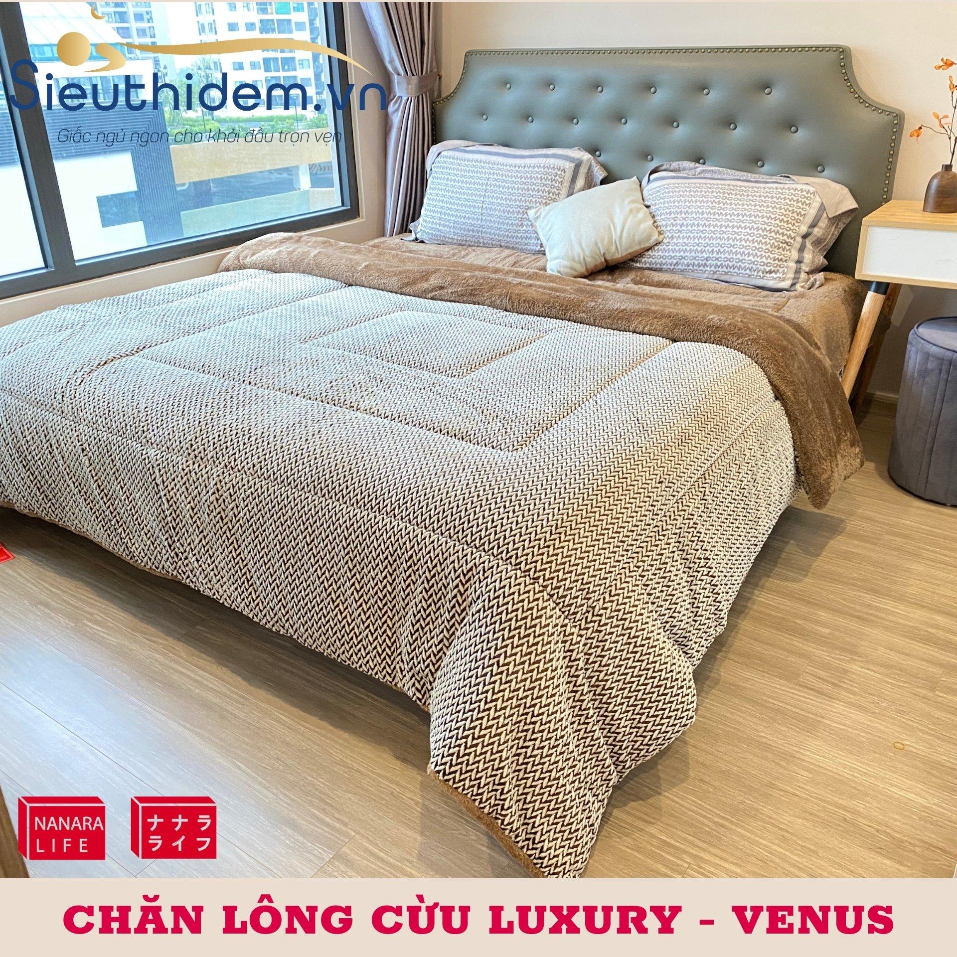 Chăn lông cừu Nanara Nhật Bản Luxury Venus