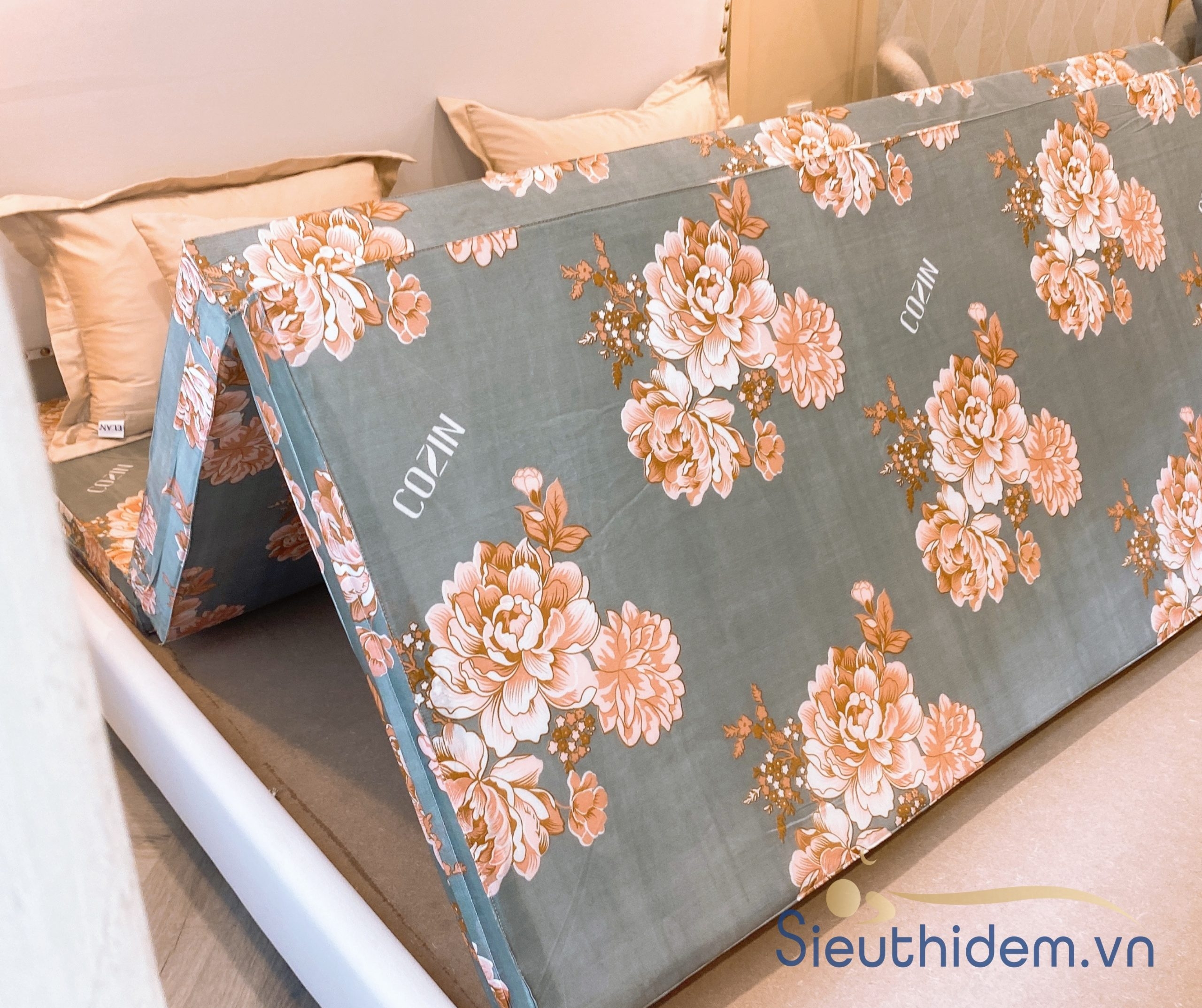 Đệm bông ép tinh khiết Cozin-1